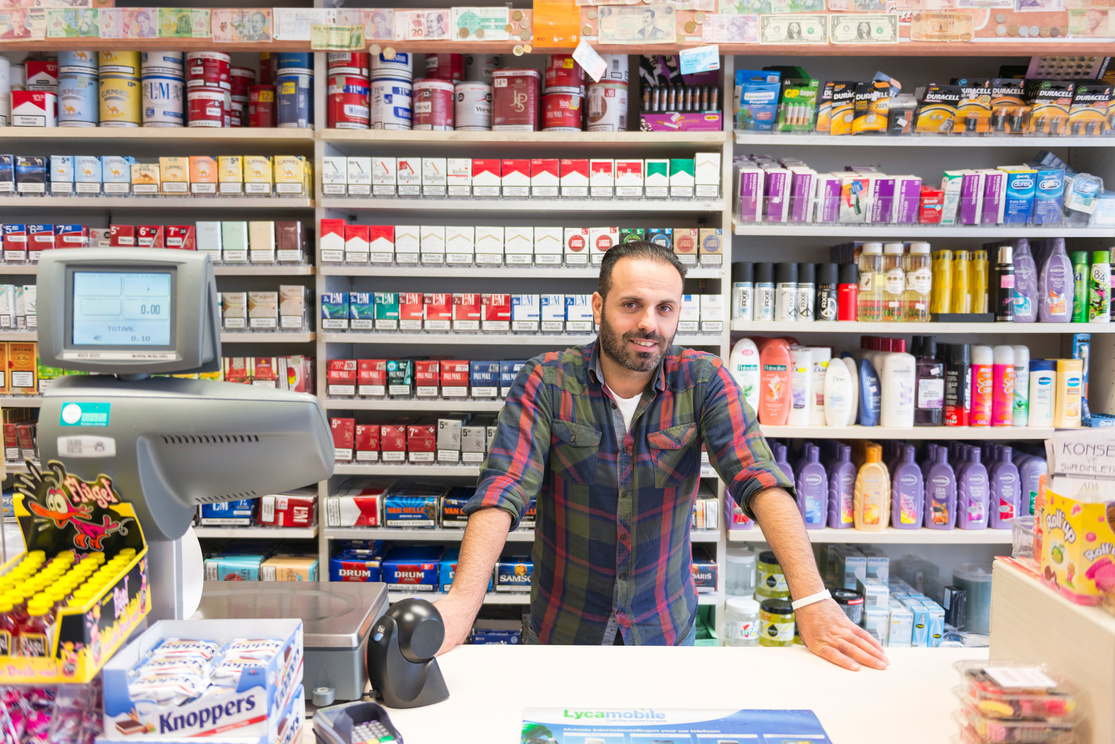 Shop owner portrait